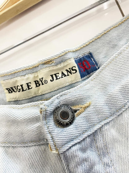 vintage 90s bugle boy long denim shorts - good market thrift store