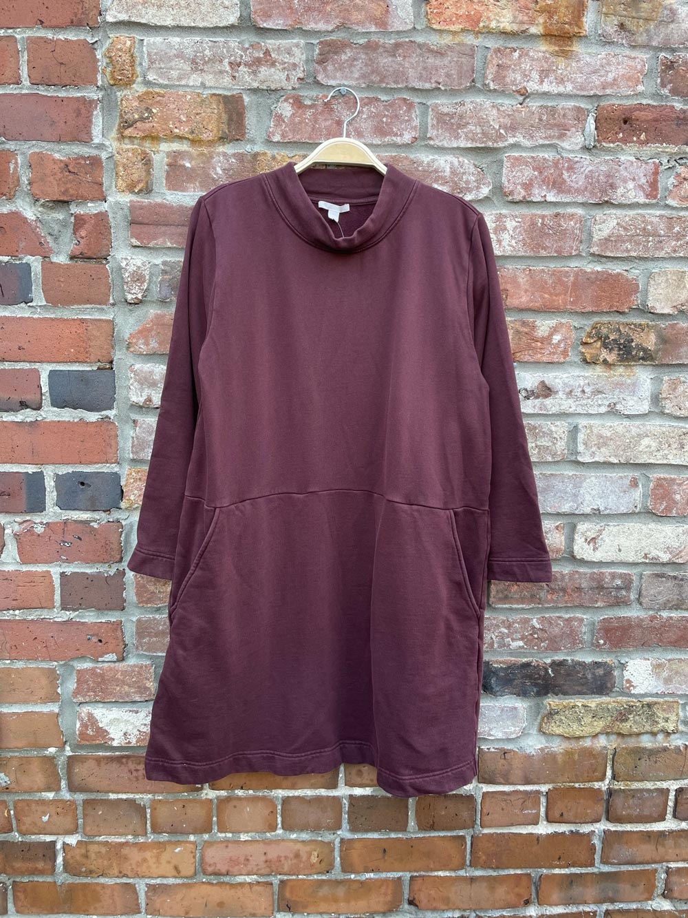 COS side pocket lounge sweatshirt dress