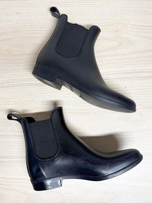 j crew mercantile rubber chelsea rain boots