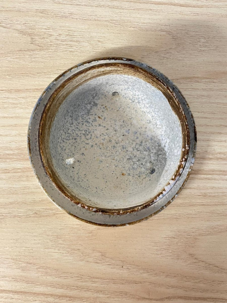 handmade pottery berry dish with drain - good market thrift store