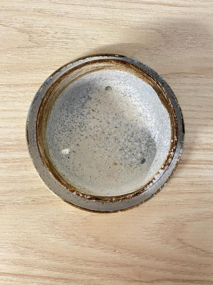 handmade pottery berry dish with drain - good market thrift store