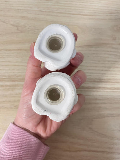 vintage pig salt + pepper shakers - good market thrift store