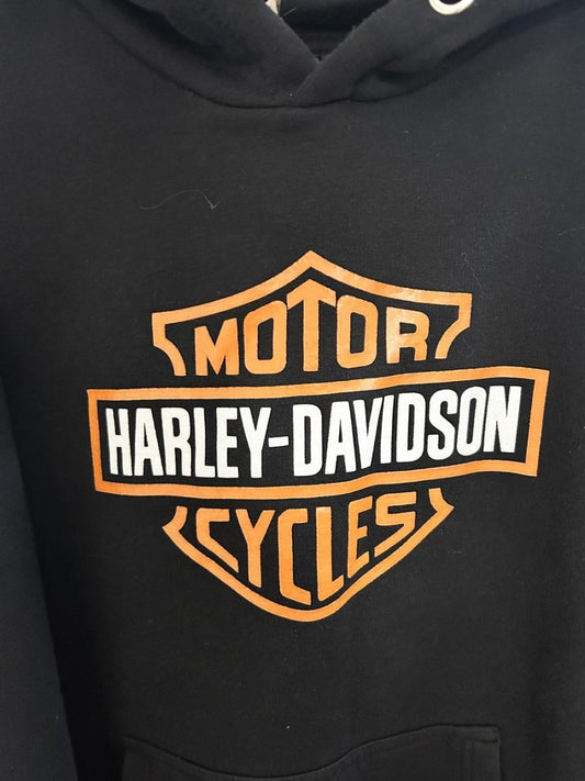 vintage 00s harley davidson graphic hoodie - good market thrift store