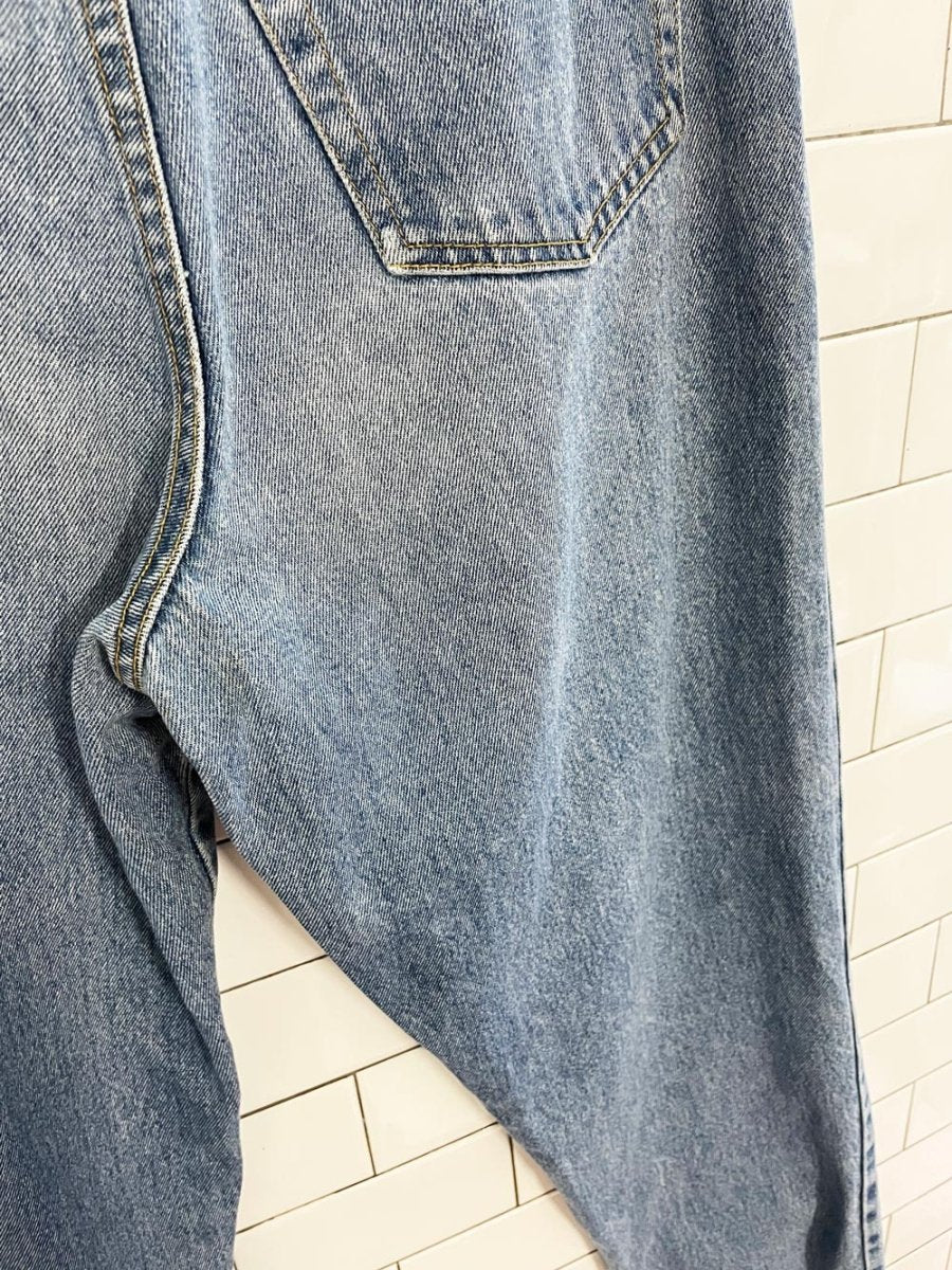 vintage 90s williwear sport bedazzled high rise jeans - good market thrift store