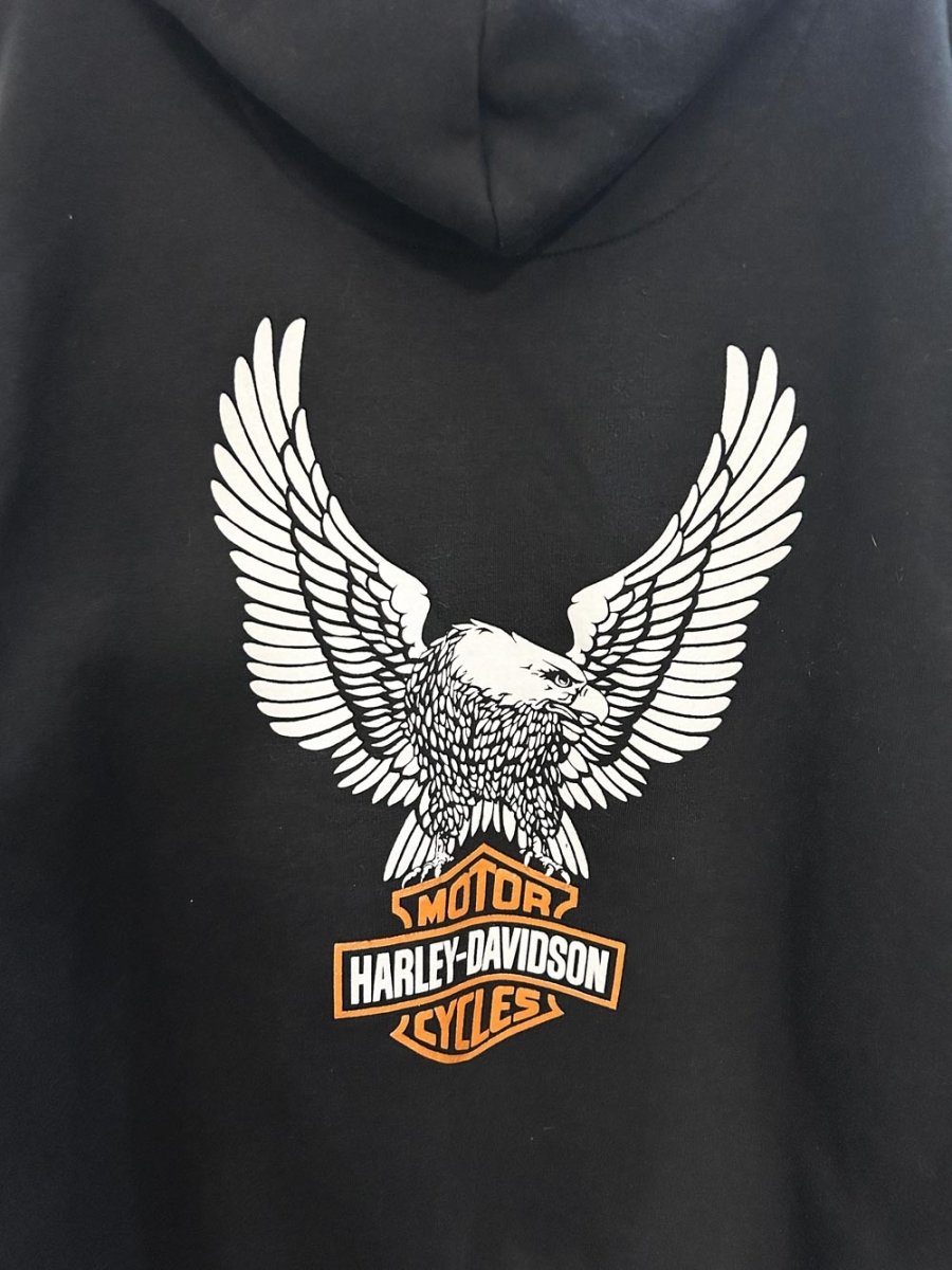 vintage 00s harley davidson graphic hoodie - good market thrift store
