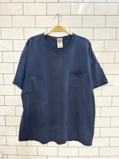 vintage 00s msn auto distressed oversized tee - good market thrift store