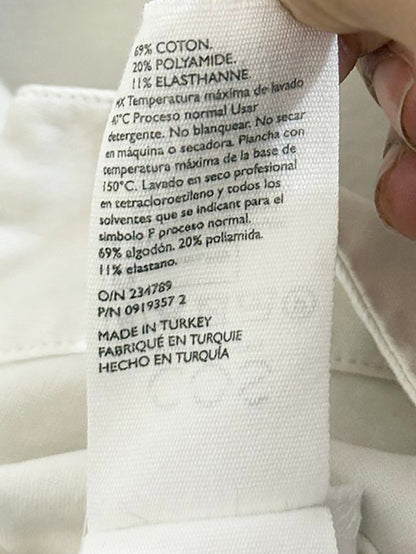 cos box pleat full button shirt