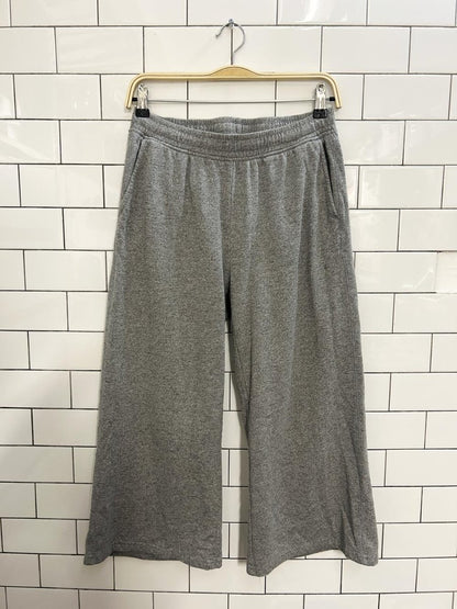 roots original wide leg crop sweatpant - good market thrift store