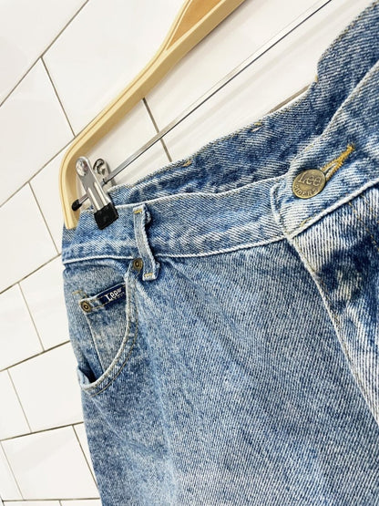 vintage 90s lee riders long denim cut off shorts - good market thrift store