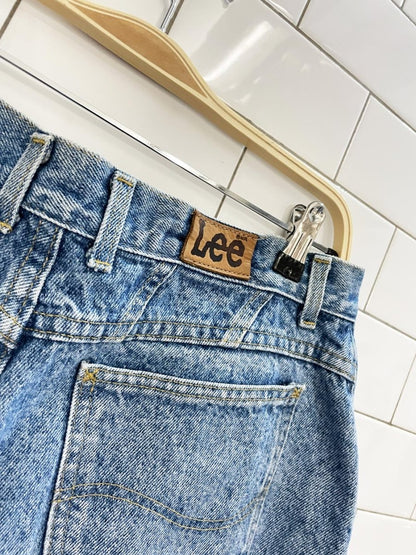 vintage 90s lee riders long denim cut off shorts - good market thrift store