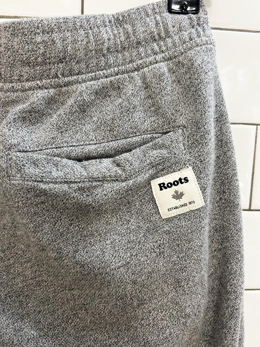 roots original wide leg crop sweatpant - good market thrift store