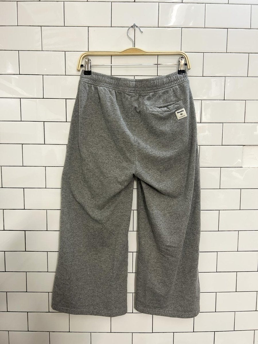 roots original wide leg crop sweatpant - good market thrift store