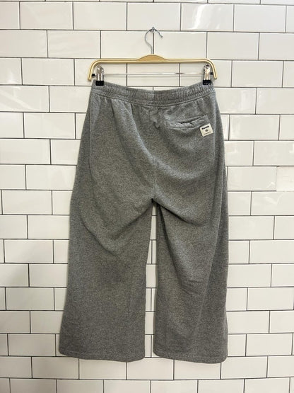 roots original wide leg crop sweatpant - good market thrift store