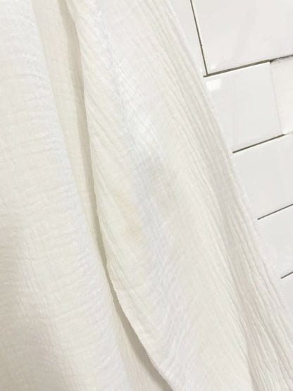 princess polly mahalia oversized gauze cotton shirt - good market thrift store