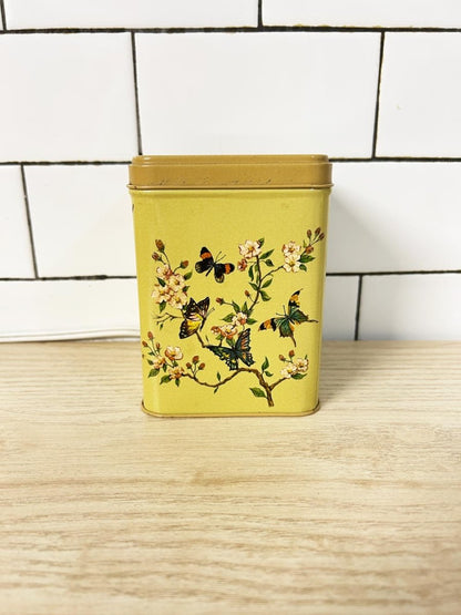 vintage JL clark butterlfy tin - good market thrift store