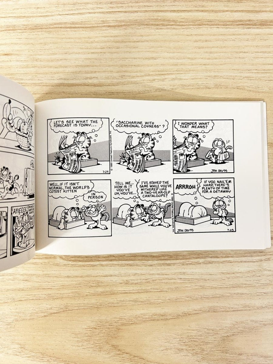 vintage 90s garlfield hangs out comic book - good market thrift store