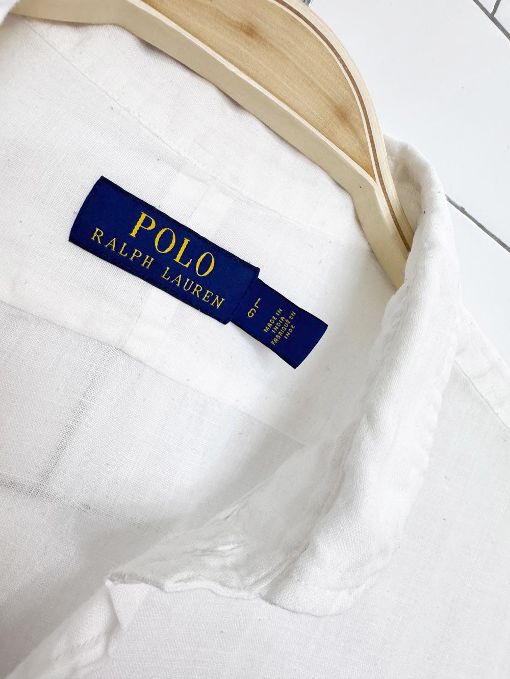 polo ralph lauren 100% linen relaxed fit shirt