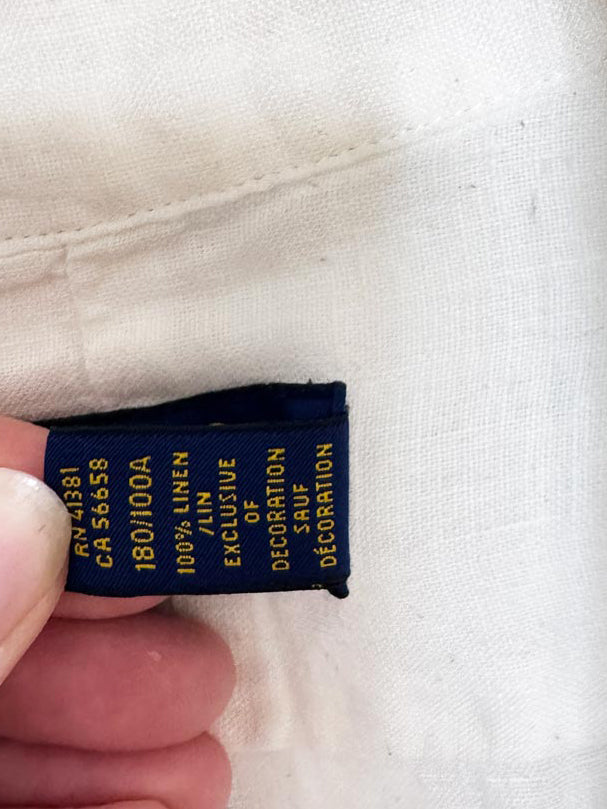 polo ralph lauren 100% linen relaxed fit shirt