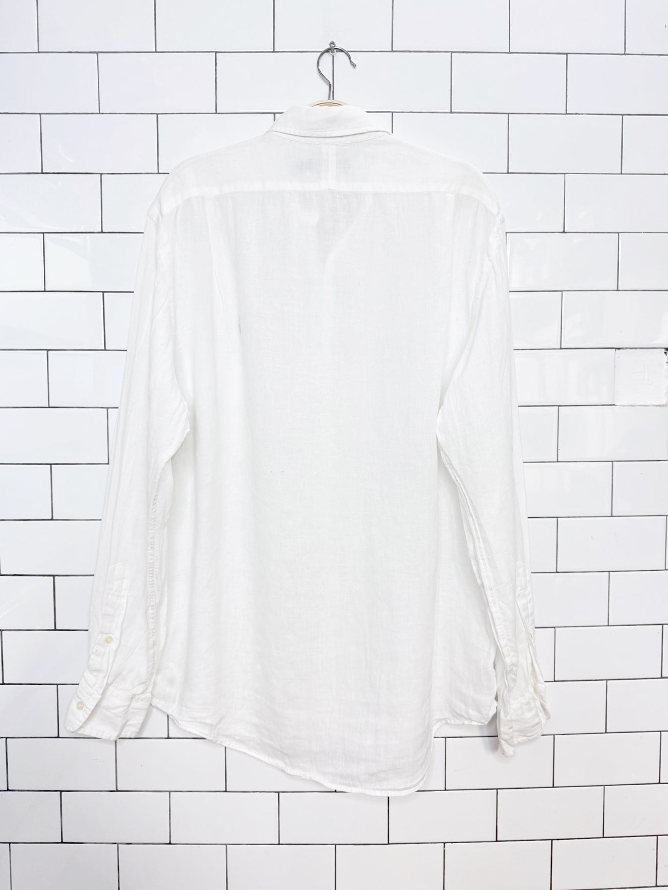 polo ralph lauren 100% linen relaxed fit shirt