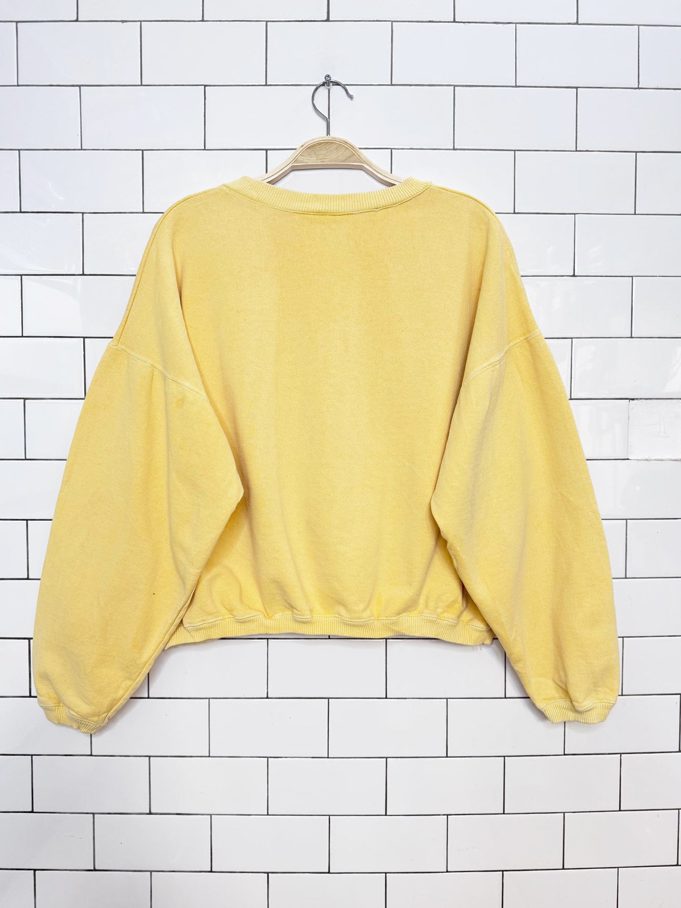 vintage 90s hawaii boxy balloon sleeve crop sweatshirt | eye catchers | made in USA