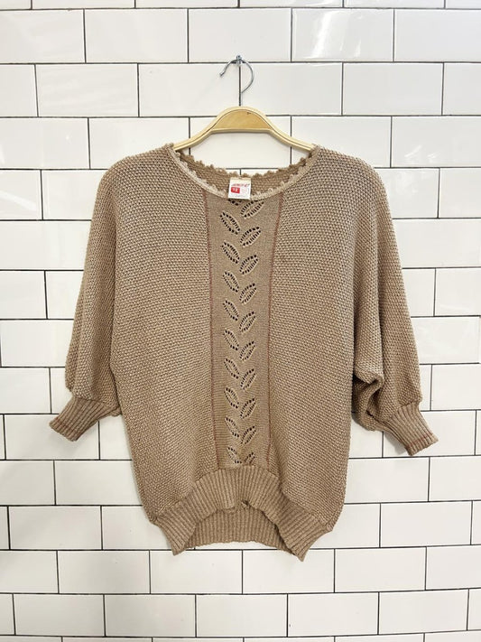 vintage 80s st michael knit top - good market thrift store
