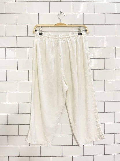 vintage 90s ezze wear textured capri lounge pant - good market thrift store