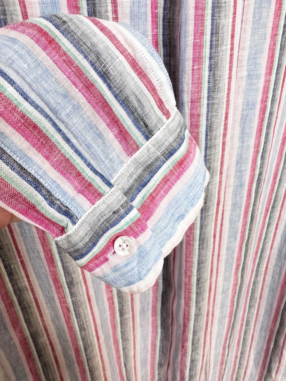 frank and eileen 100% linen rory maxi shirt dress