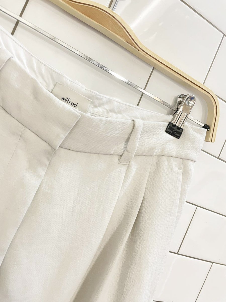 wilfred the effortless pant wide leg trouser | aritizia - good market thrift store