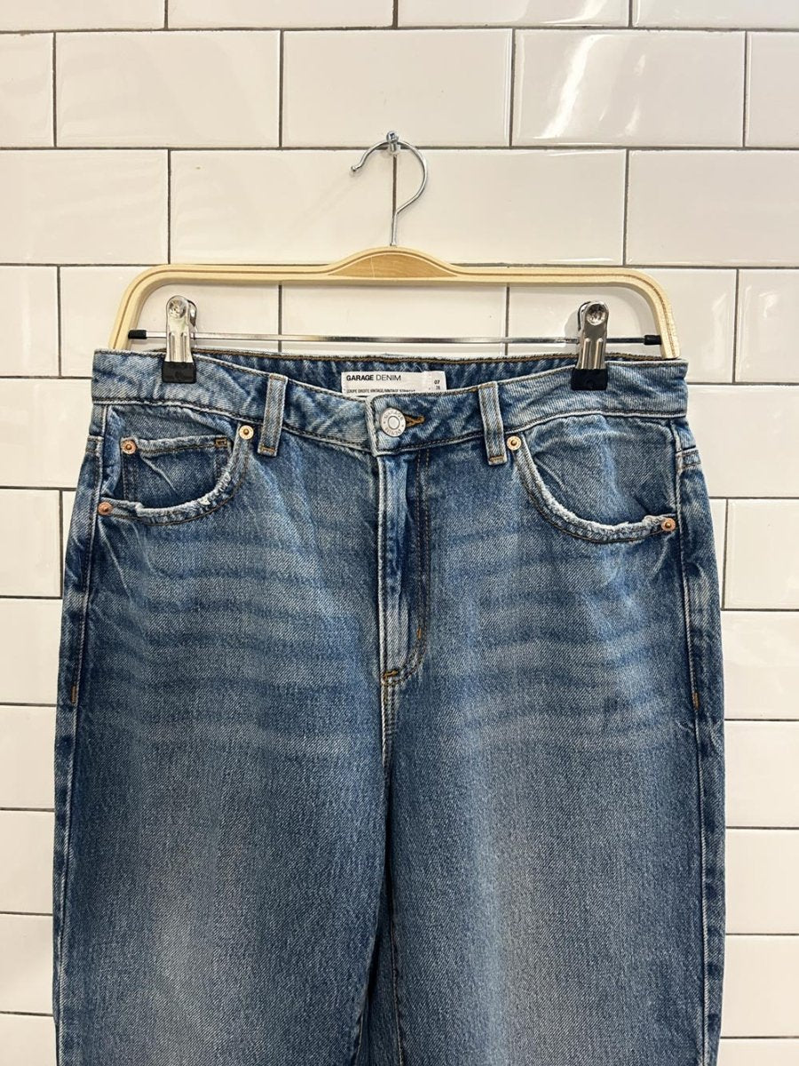 garage denim vintage straight distressed jeans - good market thrift store