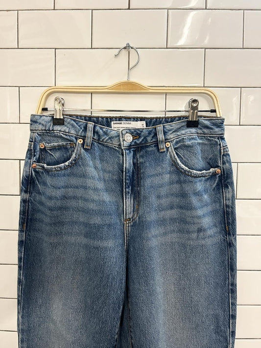garage denim vintage straight distressed jeans - good market thrift store
