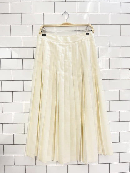 vintage 80s fitting image pleated midi skirt - good market thrift store
