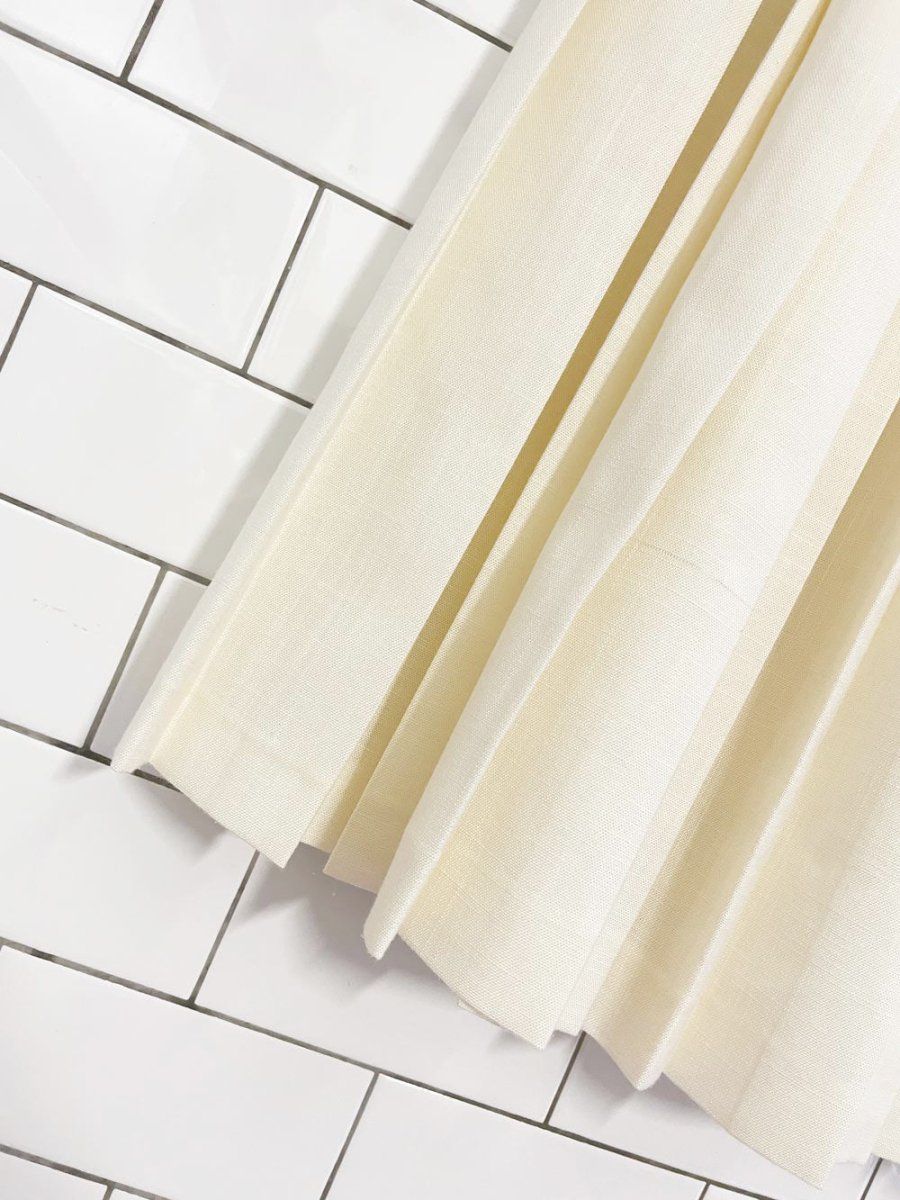 vintage 80s fitting image pleated midi skirt - good market thrift store