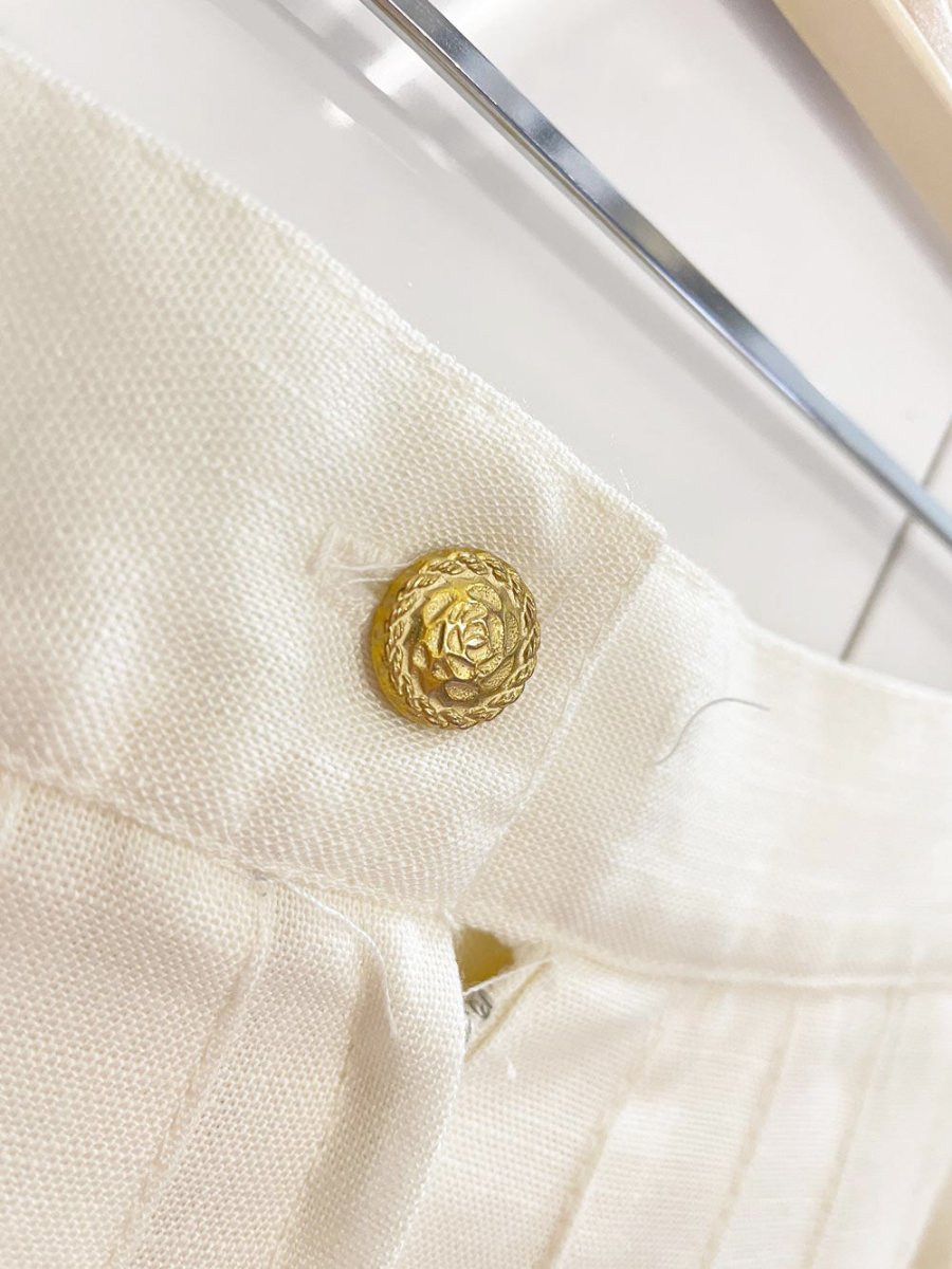 vintage 80s fitting image pleated midi skirt - good market thrift store