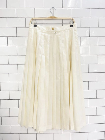 vintage 80s fitting image pleated midi skirt - good market thrift store
