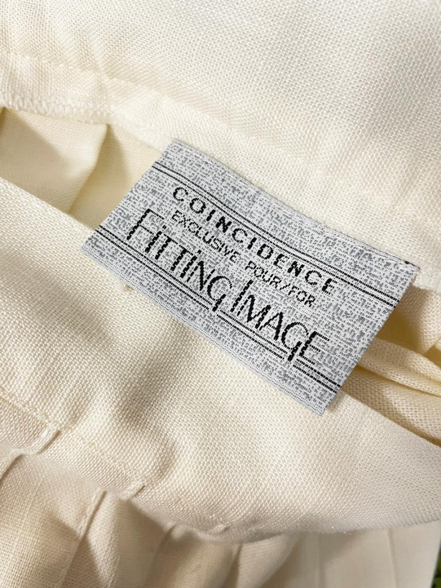 vintage 80s fitting image pleated midi skirt - good market thrift store