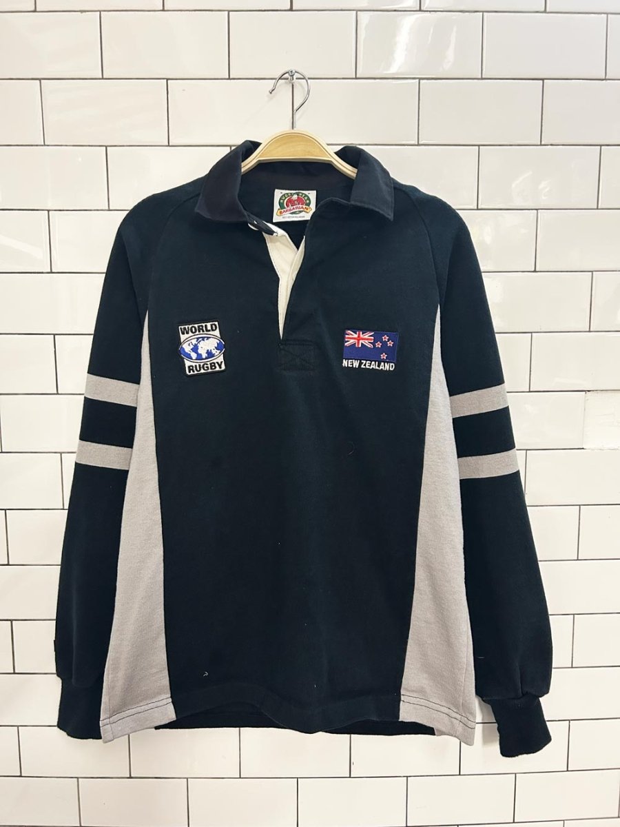 vintage 90s barbarian new zealand world rugby sweatshirt - good market thrift store