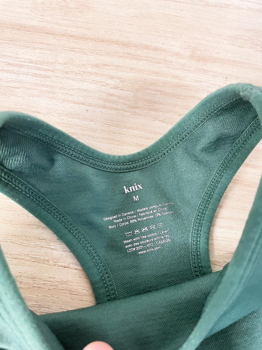 knix high neck sports bra - good market thrift store