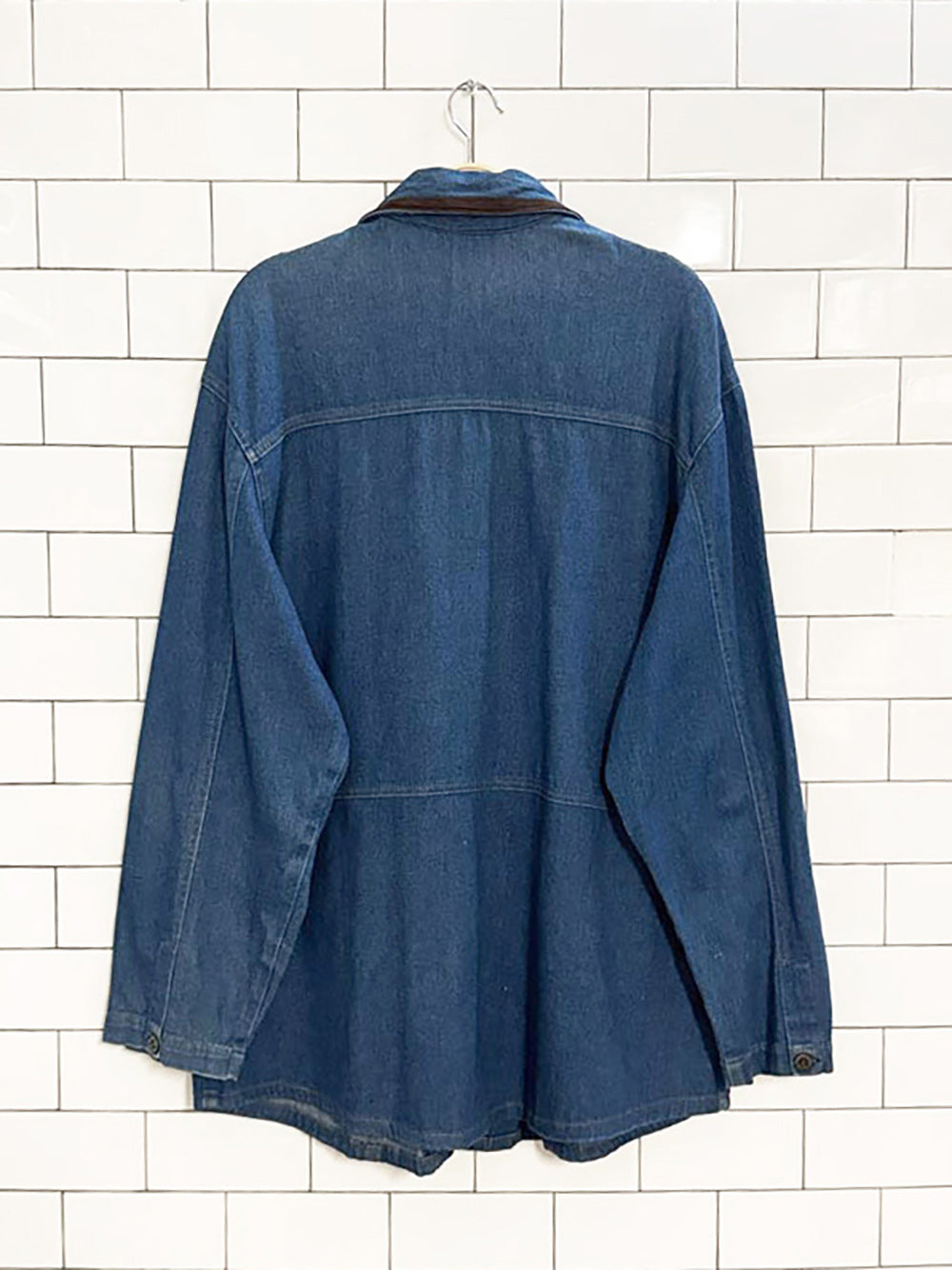 vintage koret city blues full zip light denim jacket