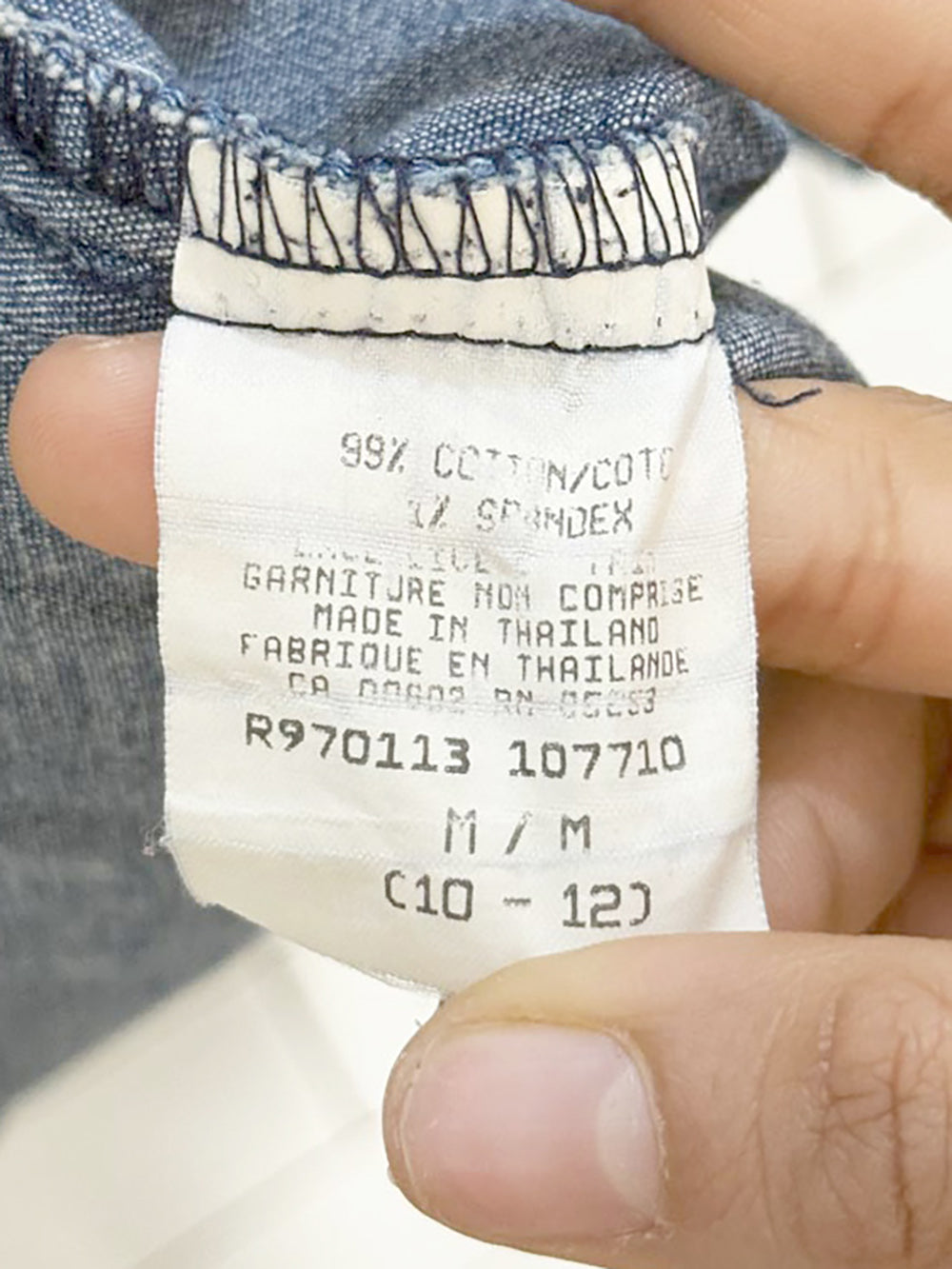vintage koret city blues full zip light denim jacket
