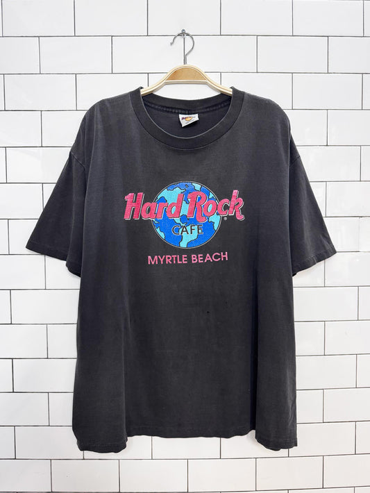 vintage 90s hard rock cafe myrtle beach single stitch tee | made in USA