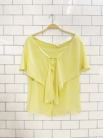 rework x vintage 100% silk made in italy blouse | gruppo GFT - good market thrift store