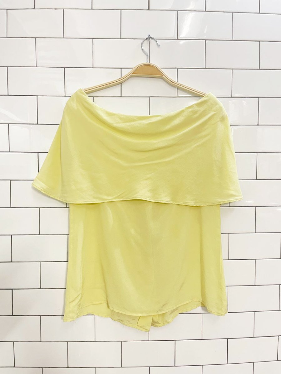 rework x vintage 100% silk made in italy blouse | gruppo GFT - good market thrift store