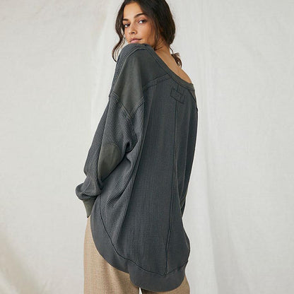 we the free own waffle long sleeve thermal