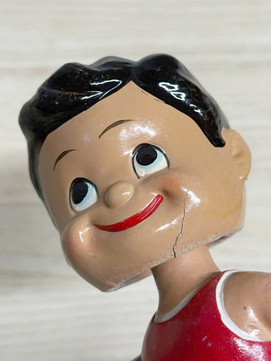 vintage 60s indiana university hosiers basketball bobble head | made in Japan