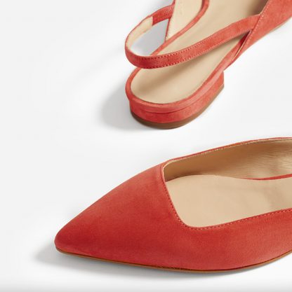 everlane the editor suede slingback flats