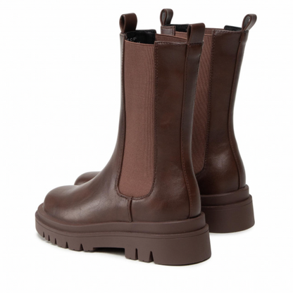 pieces pctia brown chelsea boot
