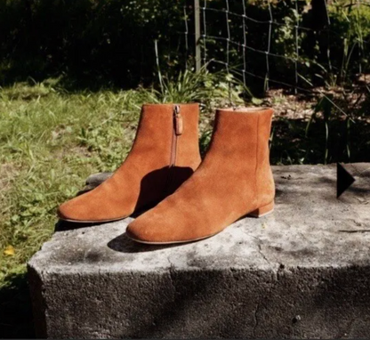 dôen bowery suede ankle boot - size 36.5