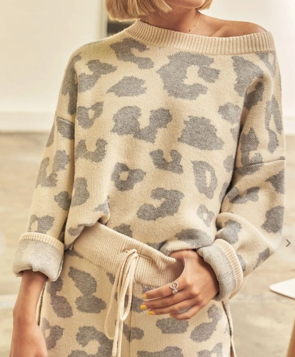 never fully dressed copenhagen animal print sweater