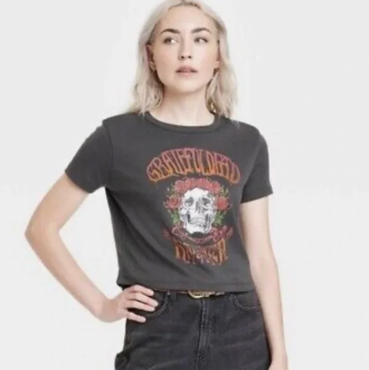 grateful dead halloween 1970 cropped graphic tee