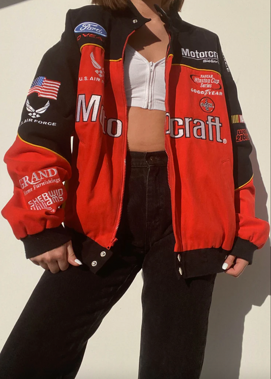 vintage 90s motocraft nascar winston cup jacket